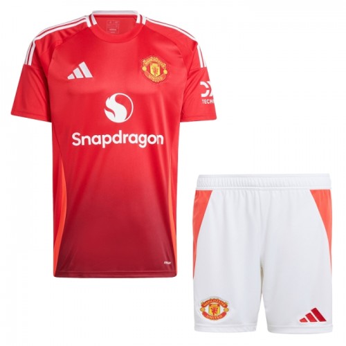 Günstige Fußballtrikots Manchester United Kinder Heimtrikot 2024-25 Kurzarm Günstige Fußballtrikots Manchester United Kinder Heimtrikot 2024-25 Kurzarm